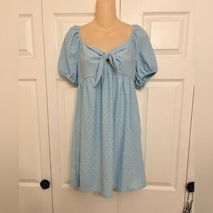 Powder Blue Disney Inspired Mini Dress